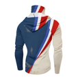 thumbnail image 4 of Domuza Upf 50+ Fishing Shirts Men's American Flag Pattern Long Sleeve Sun Protection Hoodie 2026 New Outdoor Hiking Running Rash Guard Tops Sky Blue XXL, 4 of 4