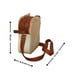 thumbnail image 2 of Bolsa en forma de SÁNDWICH, Diseño de Comida, Bandolera para Mujer, Cross-Body, Correa Ajustable, Color Beige, Moda Kawaii, Novedoso y Encantador (Bolsa para Mujer)., 2 of 5