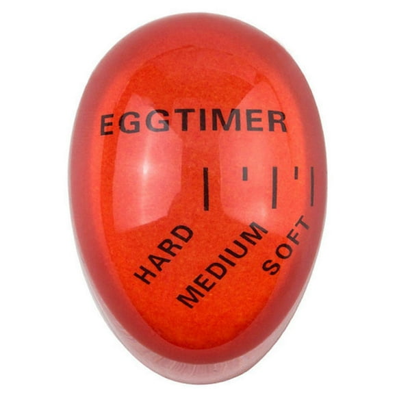 Egg Timer for Boiling Eggs - Color Changing Timer for Soft, Medium & Hard Boiled Eggs - Egg Thermometer