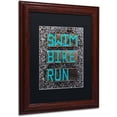 thumbnail image 2 of Trademark Fine Art 'The Triathlete' Canvas Art by Nicole Dietz, Black Matte, Wood Frame, 2 of 4