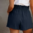 thumbnail image 5 of Timegard Womens Wide Leg Shorts Elastic High Waisted Tie Flowy Beach Wear Casual Loose Shorts with Pockets, 5 of 7