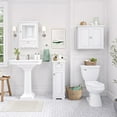 thumbnail image 4 of RiverRidge Geneva Two-Door Bathroom and Laundry Wall Mount Storage Medicine Cabinet with Fixed and Adjustable Shelves - White, 4 of 7
