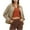#060-Beige, variant on Ounisa Jacket for Women Corduroy Collar Lightweight Puffer Jackets Casual Winter Coat with Pockets