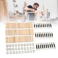 thumbnail image 1 of Accesorios De Leva Para Muebles, Juego De Accesorios De Leva Limpios Y Resistentes Al Calor Ahorro De Esfuerzo A Prueba De Agua Rosca De Tornillo Precisa Que No Falta Para Armario, 1 of 7