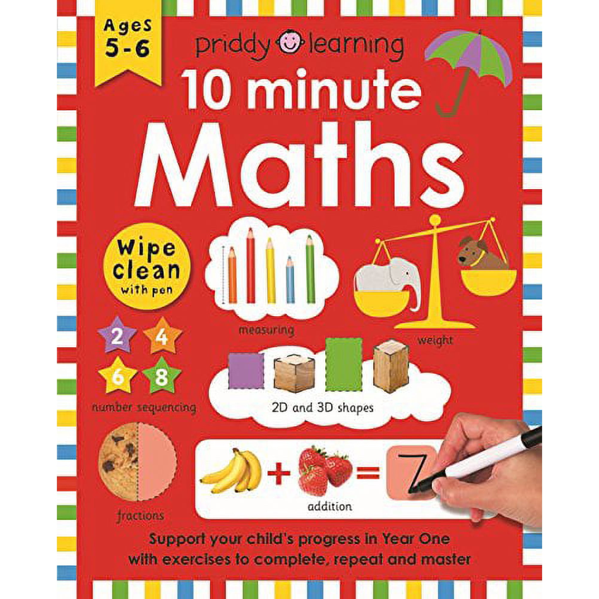 10 Minute Maths Roger Priddy,Priddy Books (Spiral-Bound)