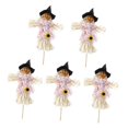 thumbnail image 3 of 5 adornos de bruja de Halloween para fotos, regalos decorativos de Halloween para chimenea 15 cm blanco, 3 of 9