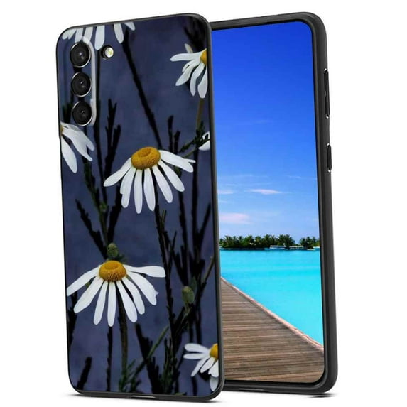 Compatible with Samsung Galaxy S21+ Plus Phone Case, Chamomile-160 Case Silicone Protective for Teen Girl Boy Case for Samsung Galaxy S21+ Plus