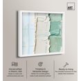 thumbnail image 2 of Minted Horizon I Shadowbox Print Mint Abstract Art by Art Remedy, White Frame, 16 x 16, 2 of 6
