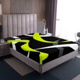 thumbnail image 4 of Erosebridal Geometric Stripe Bed Sheets Set Queen Size,Abstract Artwork Bedding Sets Queen Size,Geometry Lines Decor,Breathable,4 Pieces, 4 of 7