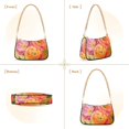 thumbnail image 7 of FORMRS Womens Shoulder Bag with Chain Strap Clutch Purse Cute Tote Handbag, Pink Abstract Floral, 7 of 7