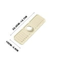 thumbnail image 3 of Kitchen Sink Drainage Pad | Multifunctional Countertop Splash Guard Mat | Fast-Draining Washbasin Faucet Protector | Soft Breathable Easy-Clean Silicone | 12.6 x 3.94 x 0.59 in | 1 Pack, 3 of 3