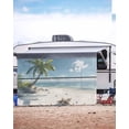 thumbnail image 4 of RV Awning Sun Shade Screen with Zipper 9x13.5 Feet Mesh  Blocker for Motorhome Camper Travel Trailer Canopy, 4 of 6