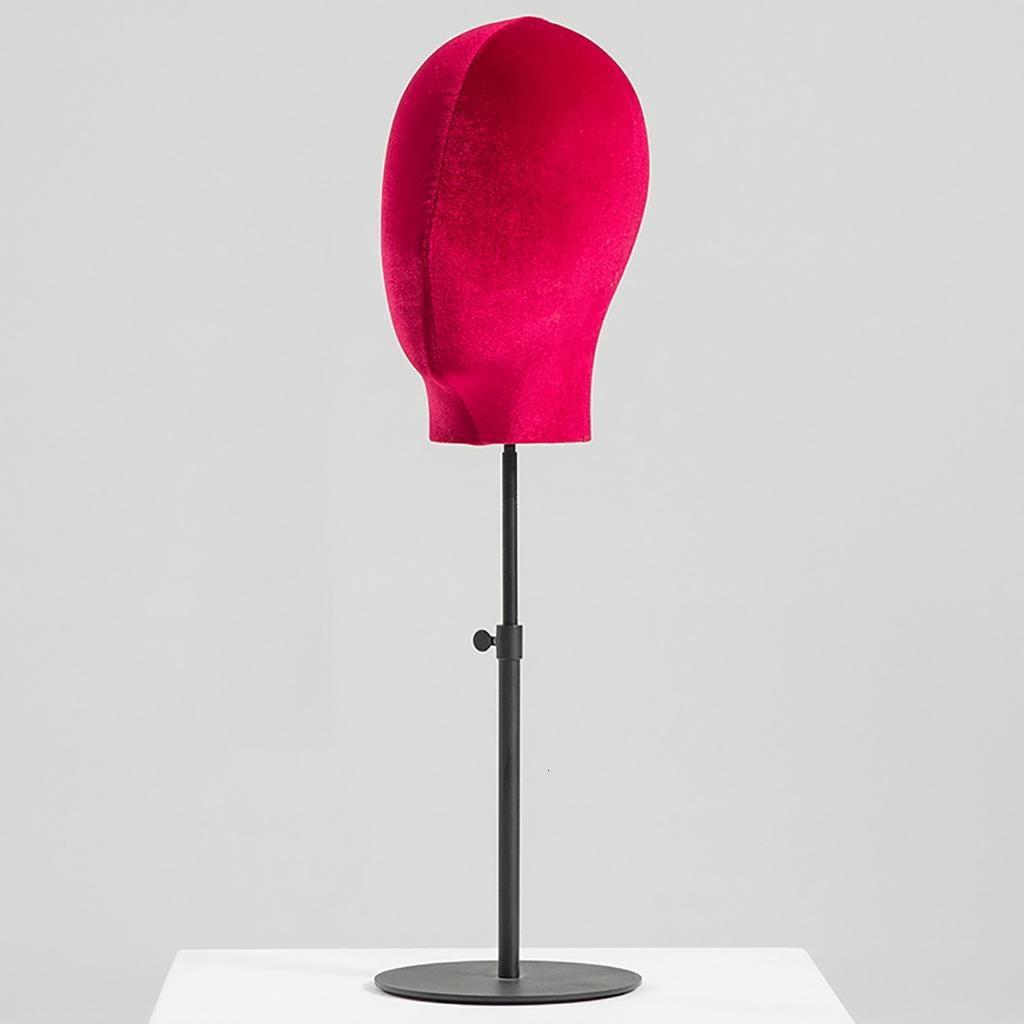 lanema Versatile Mannequin Head Stand for Hats and Wigs Hairpiece Display Rack with Adjustable Height Hair Salon Accessories