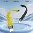 thumbnail image 6 of Portable Usb-4 Keychain Cable 240W Charging 40Gbps Transfer 8K Projection For Multiple Devices, 6 of 10