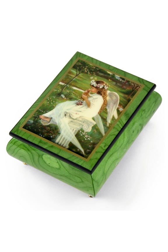 Handcrafted Ercolano Music Box Featuring "Kitten Kisses" by Sandra Kuck - Send in the Clowns
