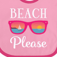 thumbnail image 4 of Inktastic Beach Please Sunglasses Gift Girls Baby Bib, 4 of 4