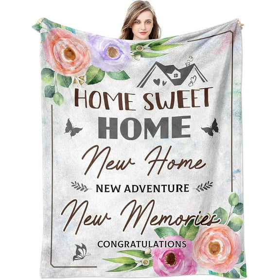 House Warming Gifts New Home Women, Housewarming Gift, New Home Gifts, New House Gift, Housewarming Gifts for New House Women, House Blessing Gift for New Home Throw Blanket 60"x50"