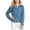 blue, variant on Karen Kane Womens Ruffle Cuff Pullover Blouse, Blue, X-Small