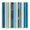 Distressed Blue Stripes Geometric Pastel, variant on Stupell Industries Modern Distressed Blue Stripes Black Floating Frame Canvas Art, 18 x 18, by Pippin Schupbach
