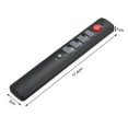 thumbnail image 3 of Amdohai Universal Control Remote IR Learning Rmote Controller 6 Key IR Remote TV Controller for TV, DVD, VCR, SAT, CBL, VCD, 3 of 7