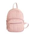 thumbnail image 2 of JuDWoC School Bag Travel Backpack Quilted Grid Pattern Lightweight Water Resistant Multi Compartment Zipper Storage Rucksack Casual Daily Storage Daypack Laptop Travel Functional Pack 11in, 2 of 5