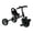 Black 413, variant on Ride On Excavator Toy for Toddlers 3+ Years Old, Yellow Black PP Digger Scooter with Storage Basket, Movable Walker Construction Truck for Indoor Outdoor Play