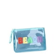 No Boundaries Women's "Beach" Graphic Beach Pouch Salt Water