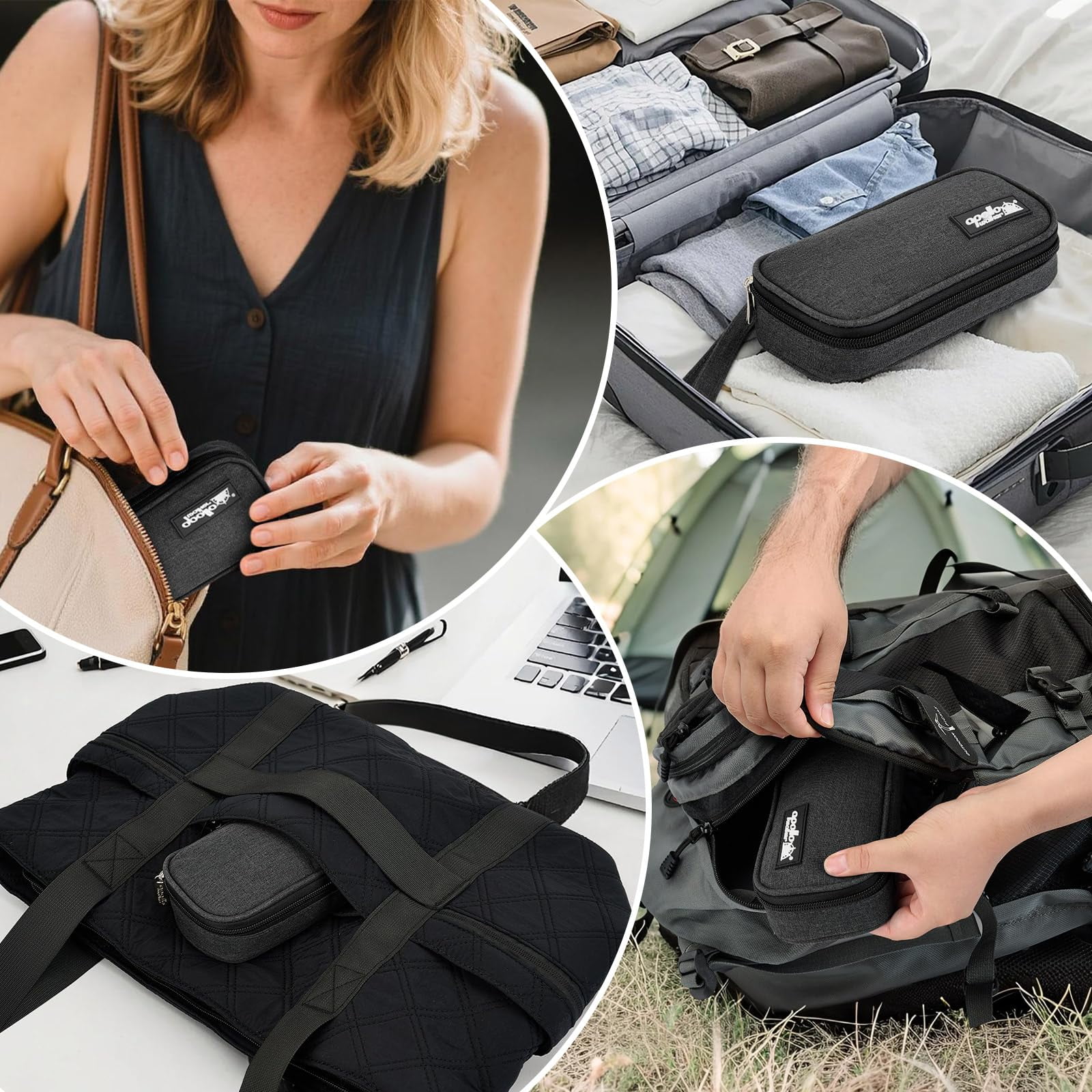 Insulin Travel Cooler Case - Tsa Approved Medication Bag with Ice Packs