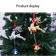 thumbnail image 4 of Colgantes De Navidad Bell Deer Adornos Colgantes Para Decoraciones De Árboles De Navidad Methold HA038028-00, 4 of 6
