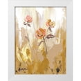 thumbnail image 1 of Talent, Kelley 19x24 White Modern Wood Framed Museum Art Print Titled - Gold Petals Dancing in the Wind I, 1 of 4