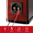 thumbnail image 3 of 5 pares de conectores adaptadores de terminales de pala, enchufes de crimpado, terminales de cable para altavoces (8GA, rojo y negro), 3 of 7