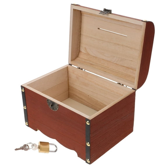 KAKOWELY Home Decor Storage Box Wood 1Set Retro Style