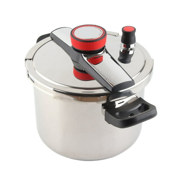 Stainless Steel Pressure Cooker, Large Pressure Cooker, Multi Functional Explosion Proof Pressure Cooker, Kitchen Pressure Cooker for Induction and Stove Top