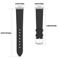 thumbnail image 2 of Correa de repuesto de cuero para reloj deportivo compatible con reloj inteligente HUAWEI Watch FIT, 2 of 4