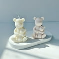 thumbnail image 6 of Milue Bear Candle Molds for Candle Making,Candles Resin Mould Home Ornament Mold, 6 of 10
