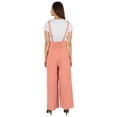 thumbnail image 4 of Bimba Stylish Solid Dungaree For Womens Adjustable Strap Loose Rayon Romper Pants, 4 of 6