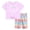Hello Kitty Rainbow, variant on Hello Kitty Toddler Girls' 2-Piece T-Shirt and Bike Shorts Set Rainbow