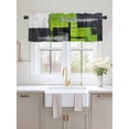 thumbnail image 2 of Valances for Windows Abstract Graffiti Rod Pocket Cafe Window Treatments Valance Curtains for Kitchen Bathroom Laundry Basement Windows 60"x14", 2 of 9