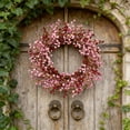 thumbnail image 5 of 22 in Valentines Day Wreath for Front Door, Valentine's Day Door Wreath with Pink and Red Berries for Wall Indoor Decoration,Artificial Berry Wreath for Valentine's Day Anniversary Wedding Home Decor, 5 of 8
