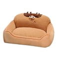 thumbnail image 3 of Cama para perros, camas para gatos de interior, bonito cojín suave y lavable para mascotas, sofá cama cálido para perros, para dormir para perros, S, 3 of 9