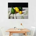 thumbnail image 2 of COMIO Canvas Posters and Print Pictures Lemon And Pepper Classic Painting Photo Poster Fine Art Print Giclee Still Life YellowGreen Fruits And Vegetables Kitchen Dining Room Wall Home Decoration, 2 of 4