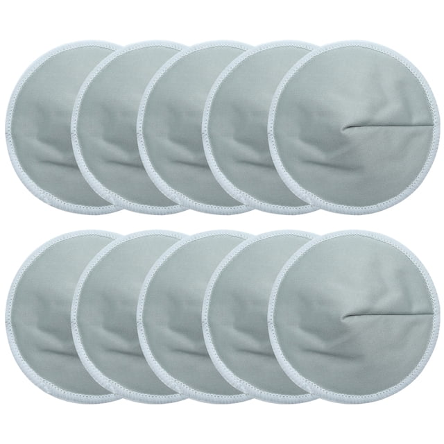 Discos absorbentes lavables orgánicos para lactancia (paquete de 10) | Discos absorbentes reutilizables para lactancia materna