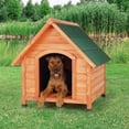 thumbnail image 2 of TRIXIE Cottage Weatherproof Outdoor Wooden Dog House Raised Floor for Medium Dogs Brown, 2 of 7