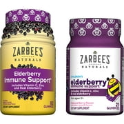 Zarbee's Naturals, Parent & Child Elderberry Bundle, For Immune Support, 1 ea
