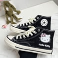 thumbnail image 2 of Sanrio-zapatos de lona de Hello Kitty para mujer, zapatillas de ocio de dibujos animados, estilo coreano Harajuku, Y2k, deportivas universitarias, 2 of 4