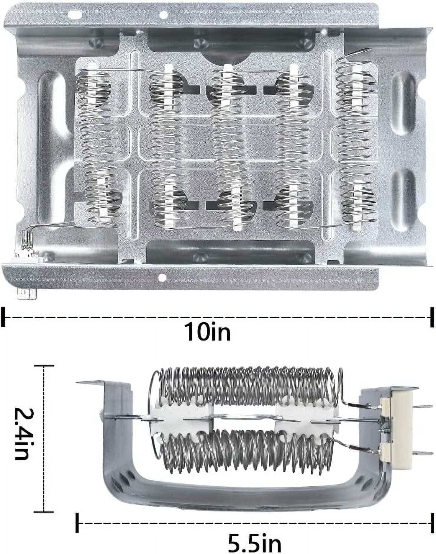TekDeals 279838 & 3977767 & 3392519 Dryer Heating Element Kit Thermostat Thermal Fuse for Whirlpool Kenmore Dryer, Replaces 3403585, 8565582, PS3343130 AP3094254