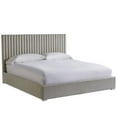 thumbnail image 2 of Pemberly Row Modern / Contemporary Fabric King Panel Bed in Beige, 2 of 4