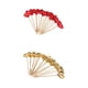 thumbnail image 1 of Palillo De Cuero Corazón Sunnimix 40 Piezas Topper Oro Y Rojo, 1 of 8
