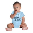 thumbnail image 4 of Funny Cool Moms Stay Up All Night Romper Boys or Girls Infant Baby Brisco Brands 24M, 4 of 6