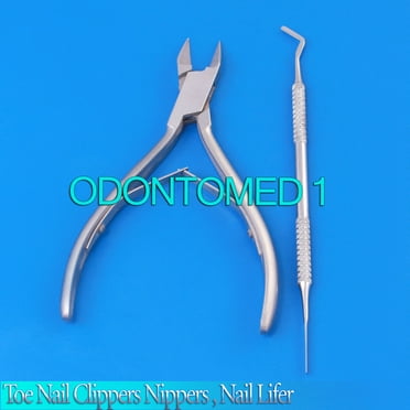 OdontoMed2011 Chiropody Podiatry Instruments for Ingrown Toe Nail Clippers Nippers, Nail Lifer